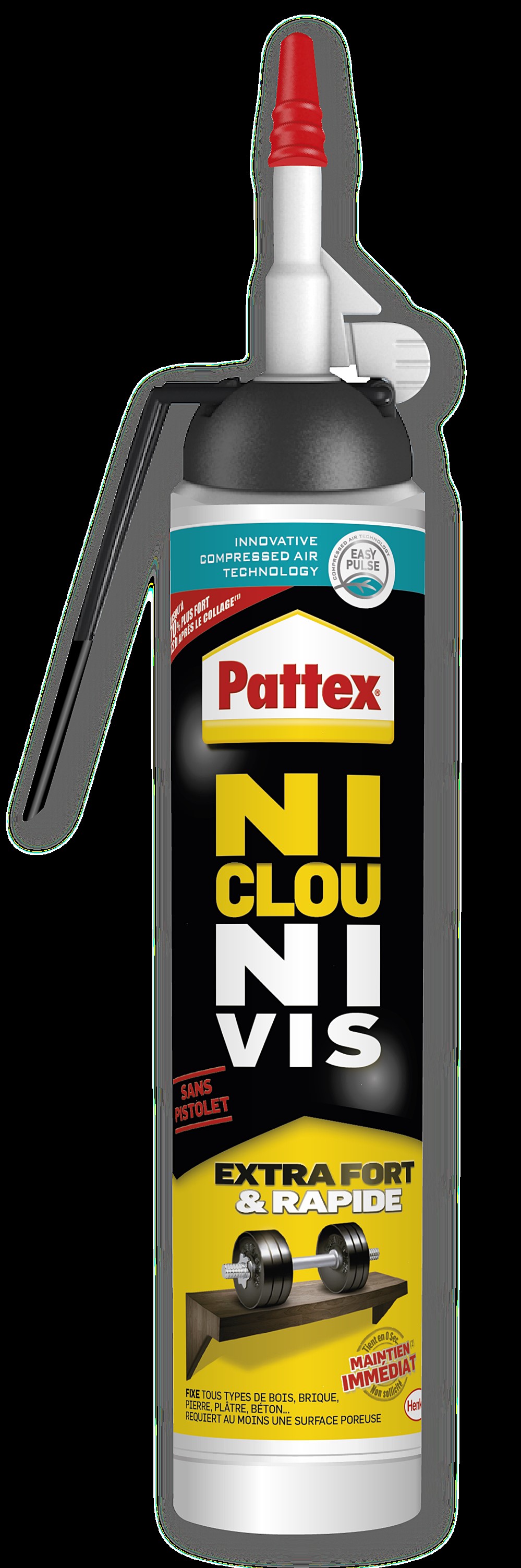 Colle de fixation Ni Clou Ni Vis Fix bois MSP 266 g - PATTEX